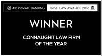 Winner Connaught Provincial Law Firm of the Year logo