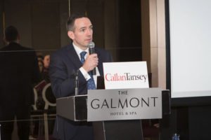 Roger Murray speaking at Callan Tansey Medicolegal Seminar at Galmont Hotel, Galway