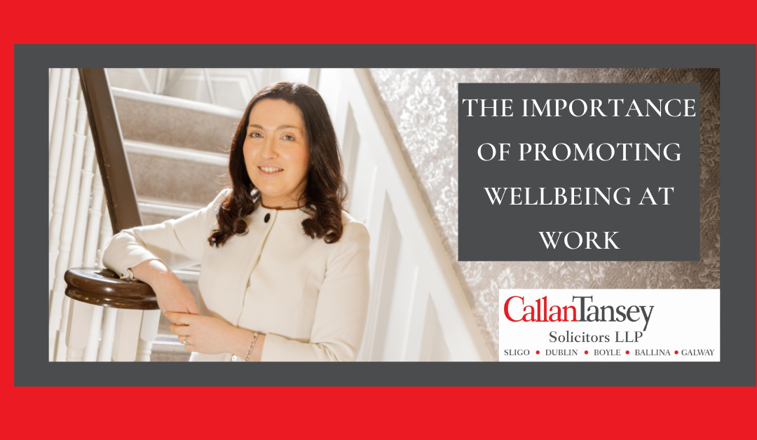 The Importance of Promoting Wellbeing at Work Blogpost