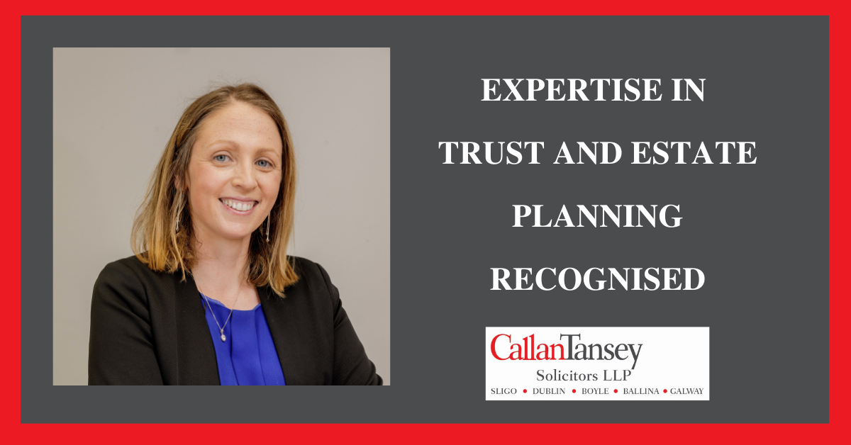 Expertise in Trust and Estate Planning Recognised