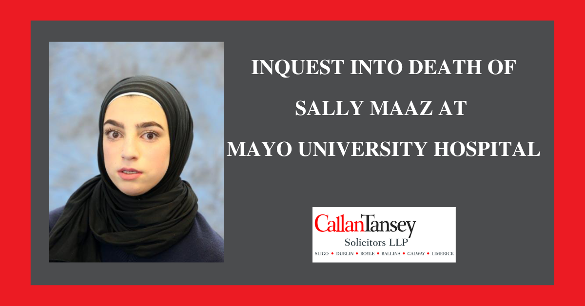 Inquest into death of Sally Maaz at Mayo University Hospital