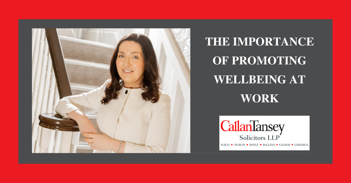 The Importance of Promoting Workplace Wellbeing