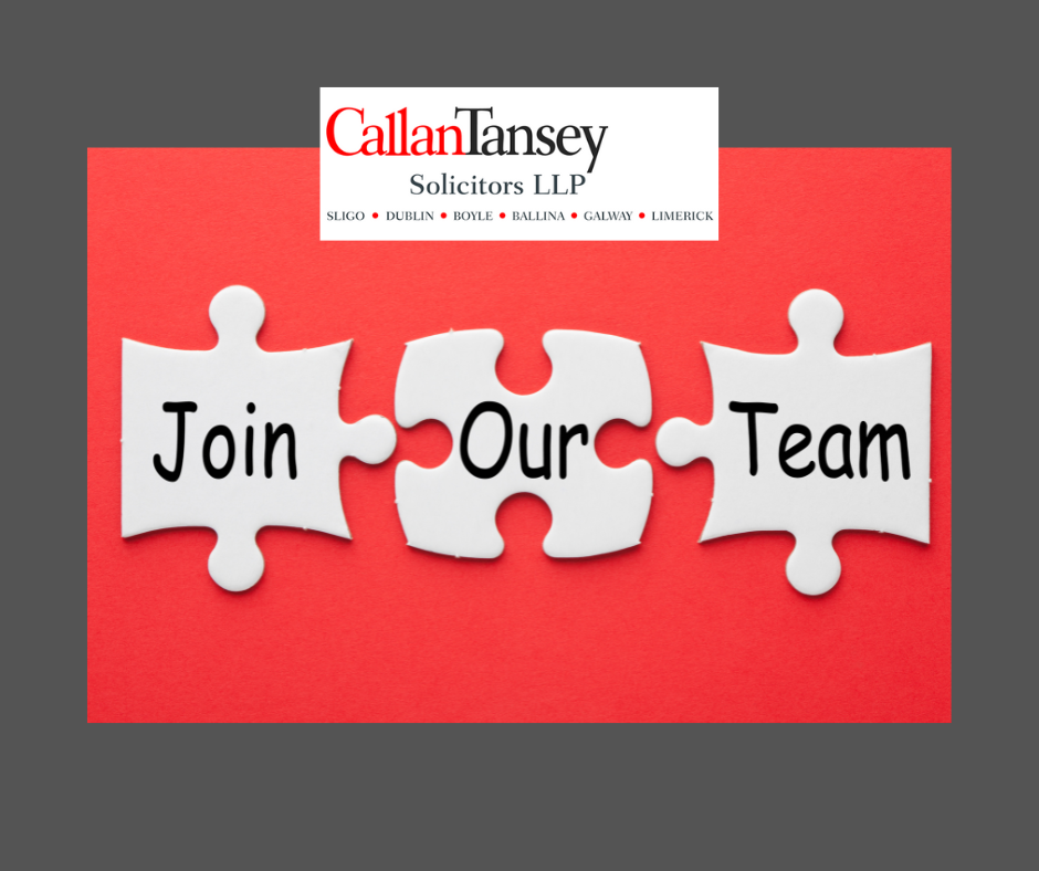 Legal Secretary Job opportunities at Callan Tansey Solicitors