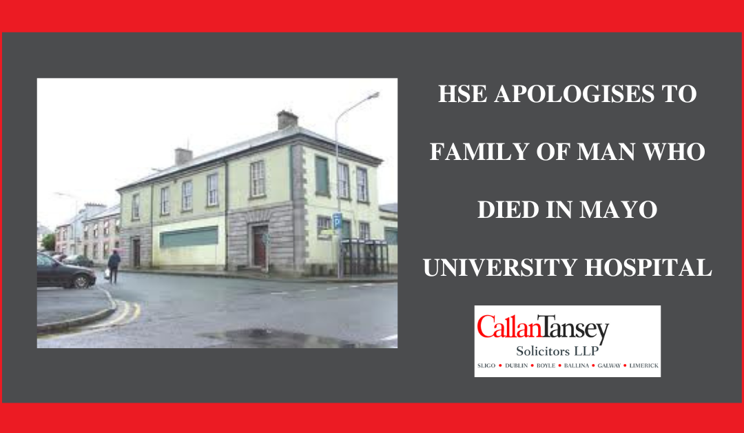 HSE apologies to family of man who died in hospital